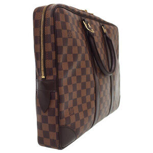 Louis Vuitton Damier Business Porte Voyage Brown Ebene Bag Document